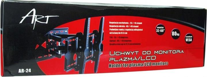 Actual product image Art RAMT AR-24 Holder AR-24 to tv LC (Wall, 60", 80 kg)