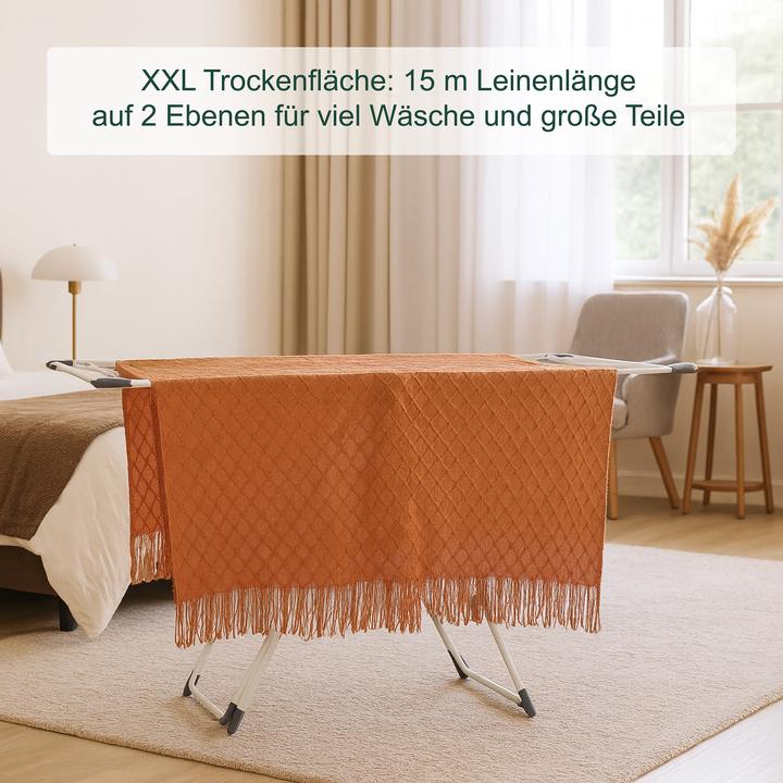 Produktbild Relaxdays Flügelwäscheständer 170cm (15 m)