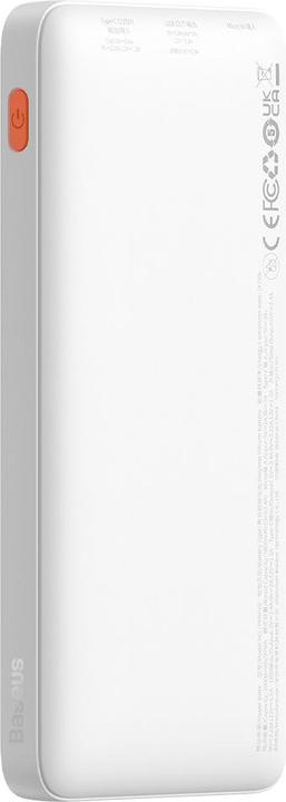 Actual product image Baseus Airpow 10000mAh 20W powerbank (white) (10000 mAh, 20 W, 37 Wh)