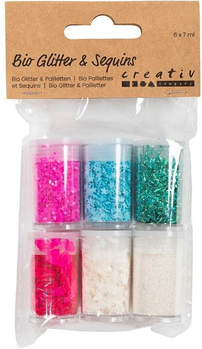 Produktbild Creativ Company Glitzerset Mehrfarbig, 6 x 5 g