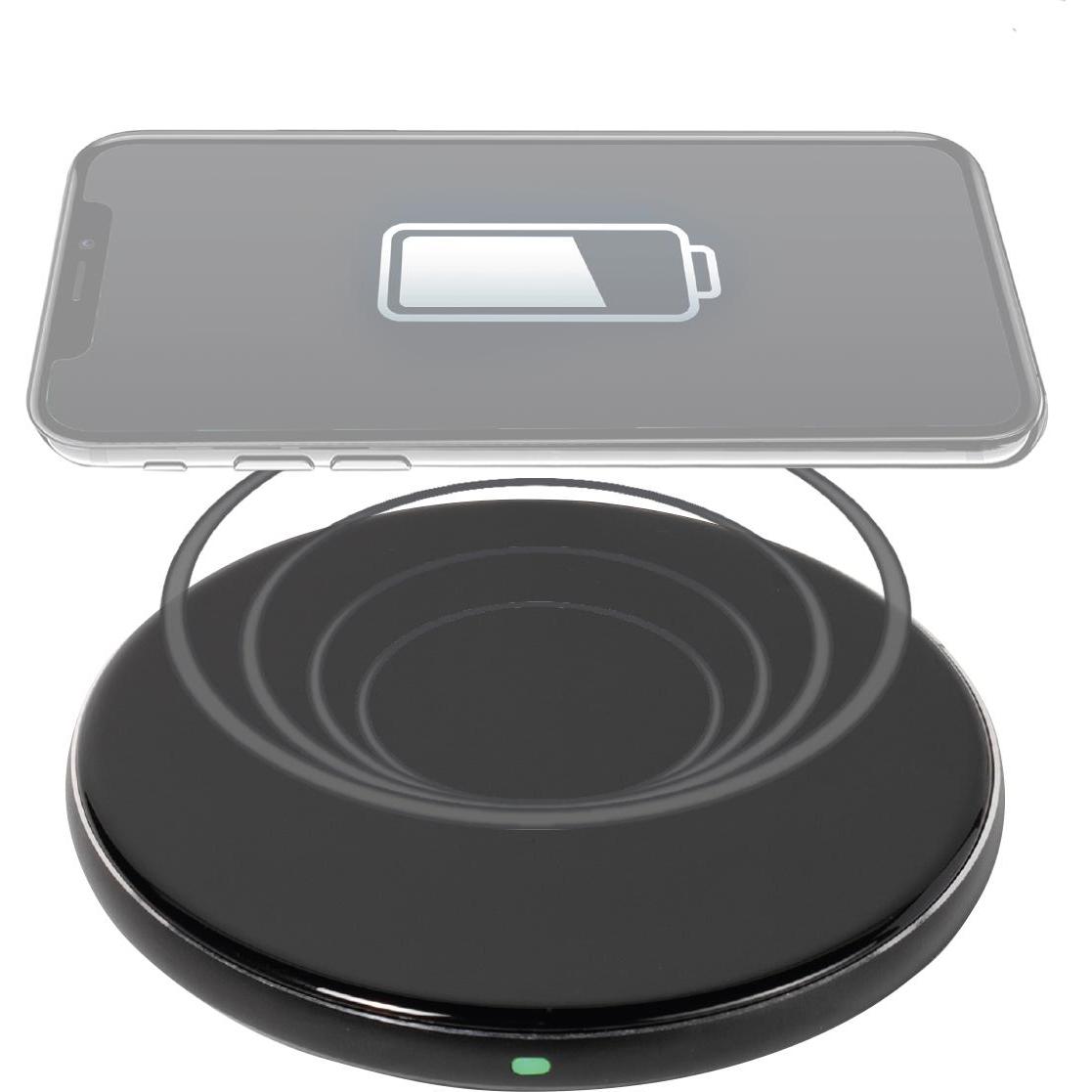 Vivanco Wireless Super Fast Charger (61341) (15 W), Wireless Charger, Schwarz