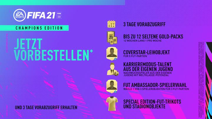 Image du produit EA Games Précommandez l'édition des champions de FIFA 21 (Xbox One X, Xbox Series X, Multilingue)