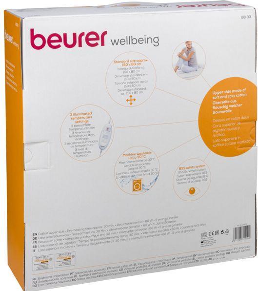 Actual product image Beurer Electric underblanket UB 33 (150 x 80 cm)