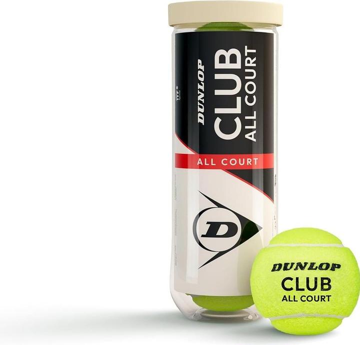 Produktbild Dunlop Tennis ball club all court 3pc