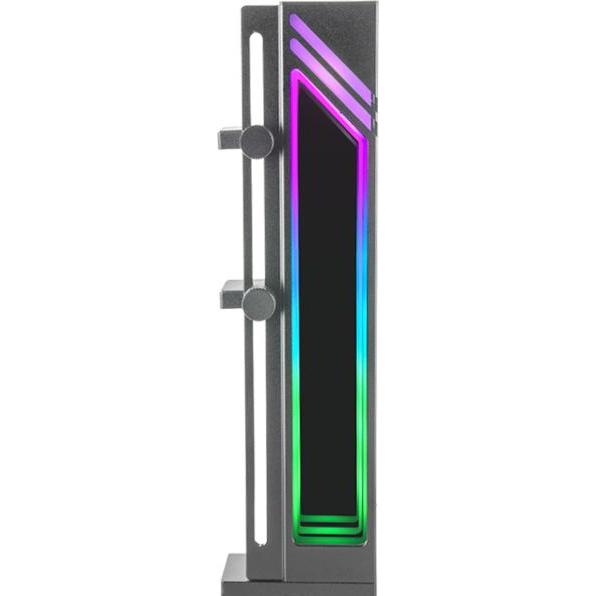 Mars Gaming Support Vertical Mca-Gcb RGB Pour Cartes Graphiques (Noir), PC Gehäuse Zubehör