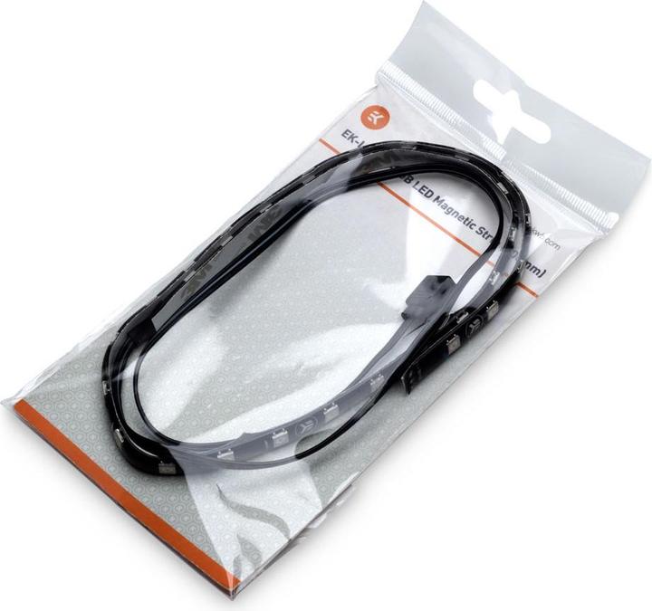 Actual product image EKWB EK-Loop D-RGB Magnetic Strip - schwarz, 60 cm, 33 LEDs (Multicoloured)