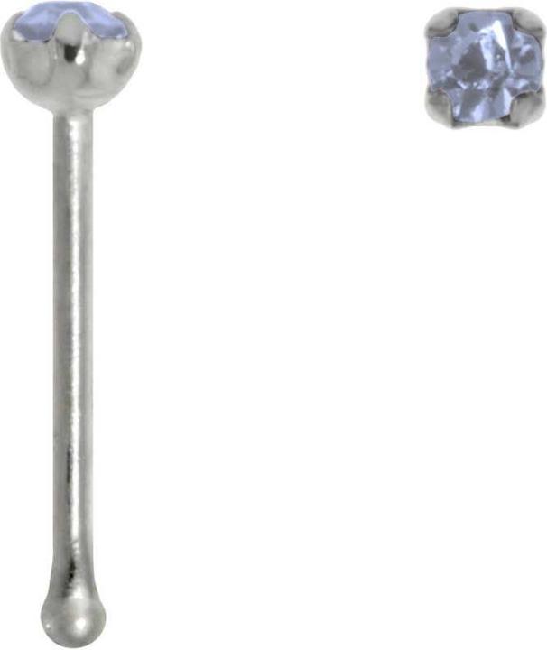 Produktbild Bijouteria Nasenpiercing (Silber 925, Kristall)
