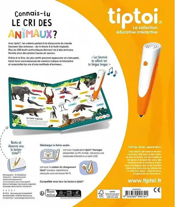 Immagine prodotto tiptoi ® - Connais-tu le cri des animaux? (Francese)