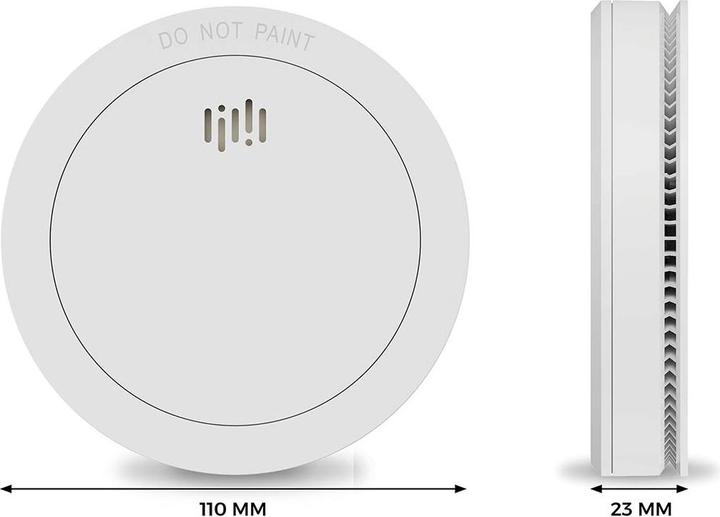 Produktbild Alecto Smoke detector with 10 years battery and sensor runtime White