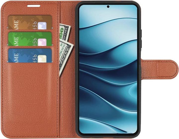 Actual product image Cover-Discount Xiaomi Redmi Note 14 5G - Leder Etui Hülle (Xiaomi Redmi Note 14 5G)