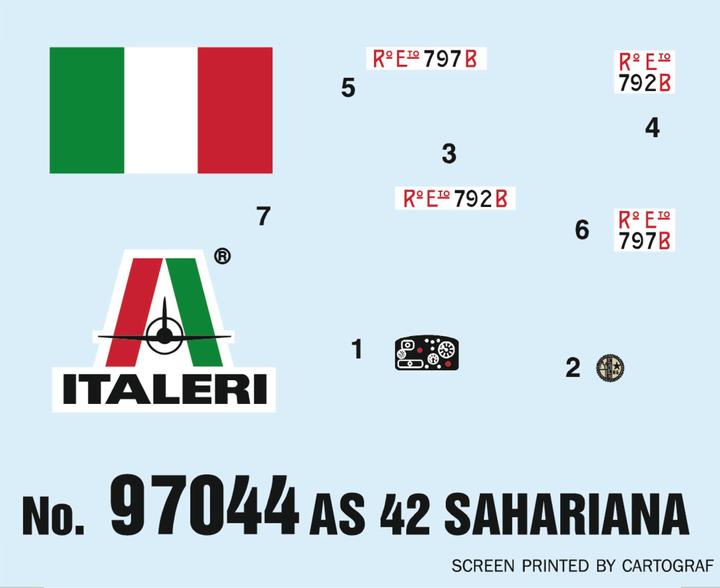 Produktbild Italeri 1:72 AS 42 Sahariana
