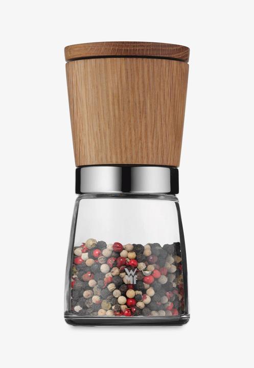 Produktbild WMF Gewürzmühle Salzmühle Pfeffermühle Ceramill Nature Holz Glas Keramikmahlwerk (Pfeffer, Salz)