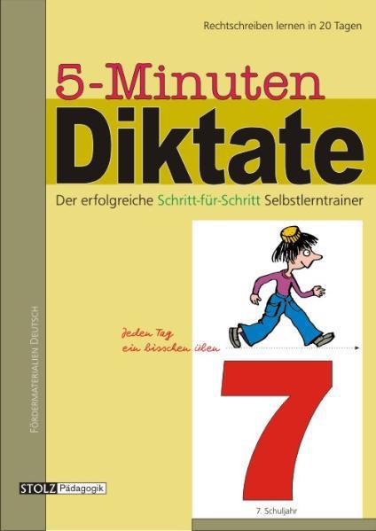 Produktbild 5- Minuten- Diktate. 7. Schuljahr. (Deutsch, 2000)