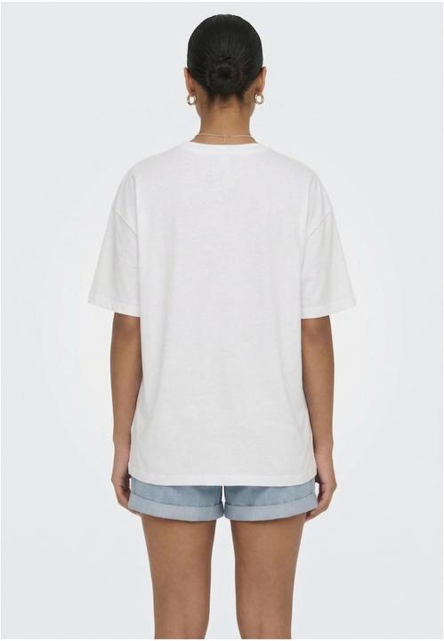 Produktbild Urban Classics Ladies Script Logo Loose Tee white M (M)