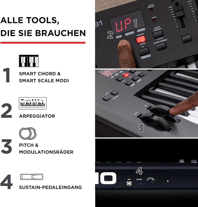 Image du produit M-Audio Oxygen 61 MKV (Clavier)