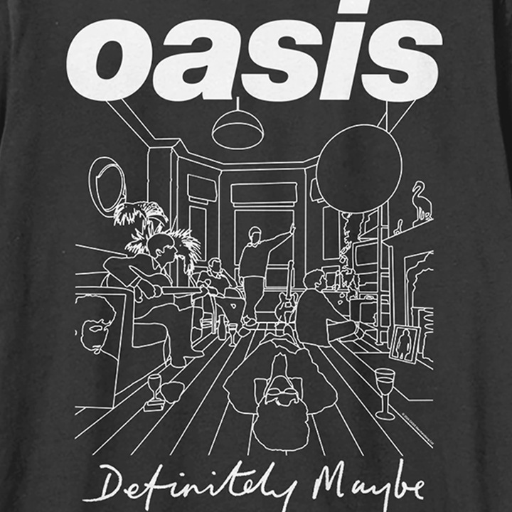 Immagine prodotto Amplified Definitely Maybe Maglietta Oasis Adulto Unisex (M)