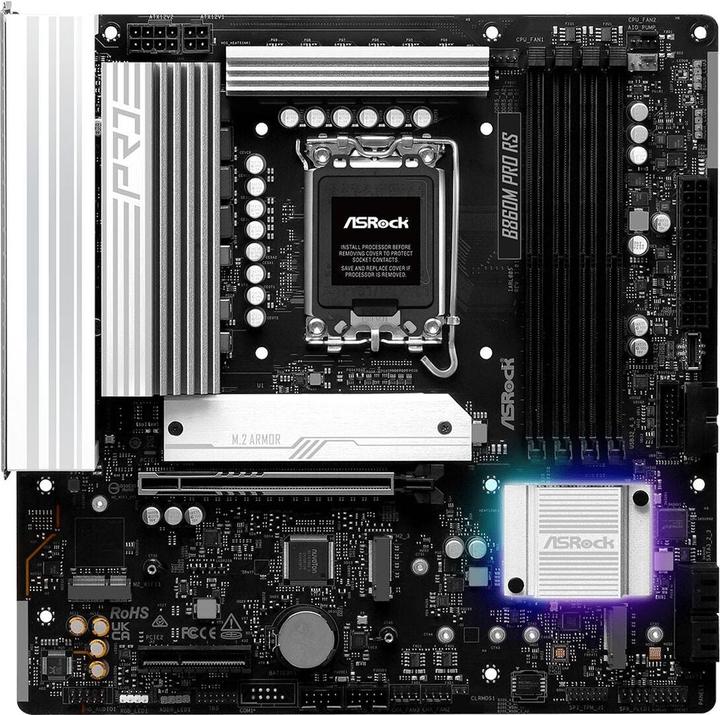 Immagine prodotto AsRock B860M Pro RS DDR5 Intel S retail (LGA 1851, Intel B860, mATX)