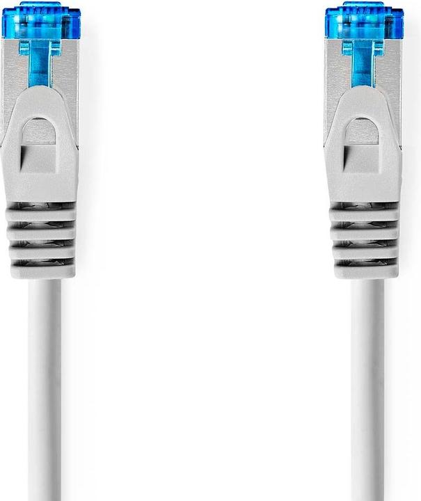 Immagine prodotto Nedis Cavo CAT6a S/FTP RJ45 Maschio 0,50 m Snagless Rotondo LSZH Busta Grigia (SF/UTP, CAT6a, 0.50 m)