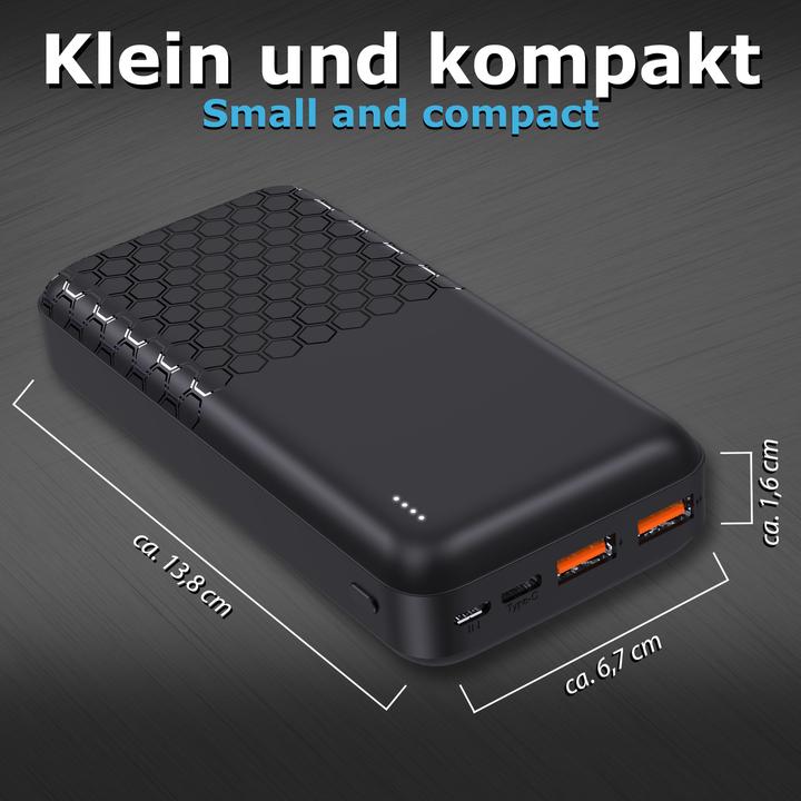 Actual product image Pedea Powerbank Trend Series (20000 mAh, 20 W, 74 Wh)