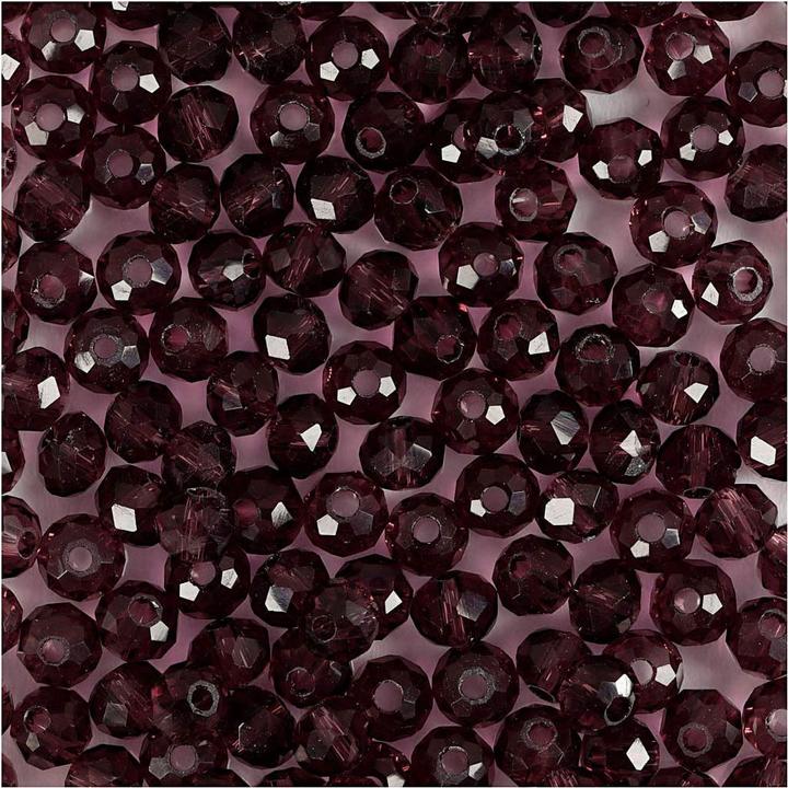 Immagine prodotto Creativ Company Perline sfaccettate viola, 45 pezzi.