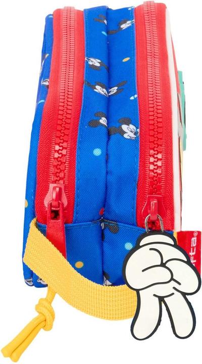 Actual product image Mickey Mouse Club House Zweifaches Mehrzweck-Etui Mickey Mouse Clubhouse Good day Blau 21 x 8 x 6 cm