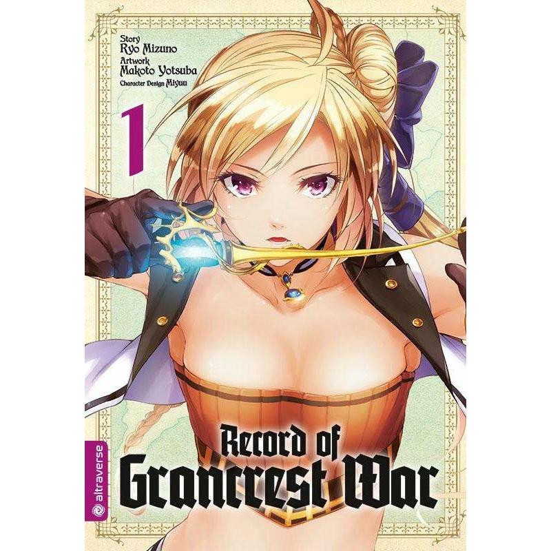 Record of Grancrest War 01, Belletristik von Miyuu, Makoto Yotsuba, Ryo Mizuno