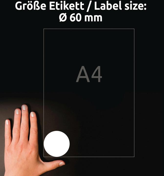 Image du produit Avery Étiquettes rondes, amovibles