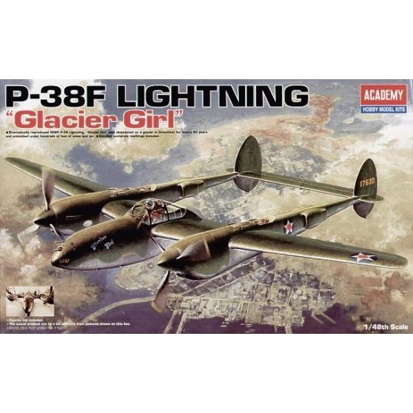Academy P-38F Lighting Glacier Girl 1/48