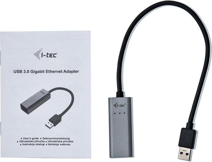 Actual product image i-tec USB 3.0 Metal GLAN adapter (USB 3.0, RJ45 (1x))