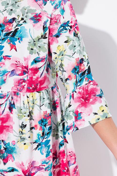Produktbild Miamoda Bluse, A-Linie, Blumenmuster, Volants (48)