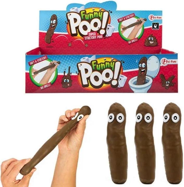 Actual product image Toi-Toys FUNNY POO Anti stress turd - super stretchy 14cm i