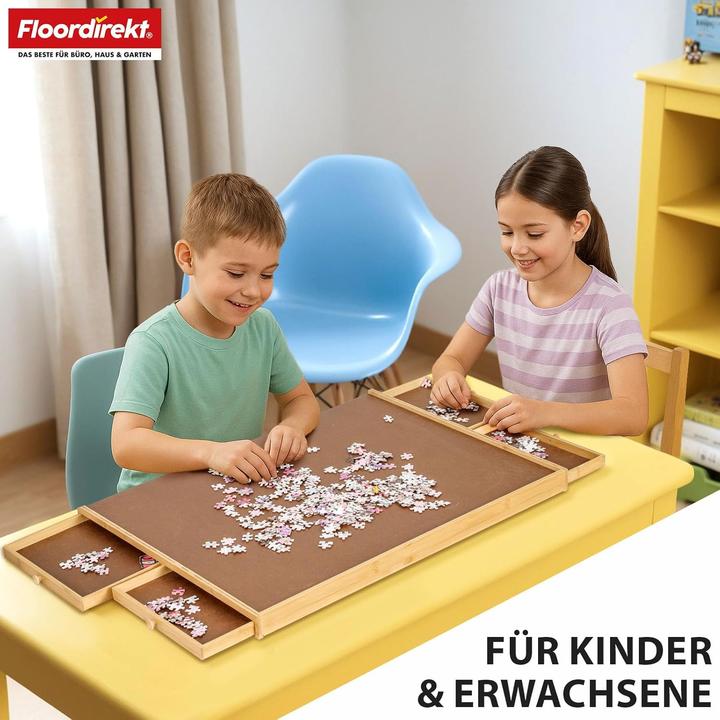 Immagine prodotto Floordirekt Yukon Puzzletisch mit Schubladen (1000 pezzi)