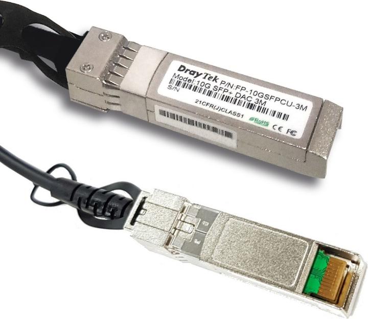 Actual product image Draytek Direct Attach Cable Vigor 10G DAC Cable 3m (3 m)