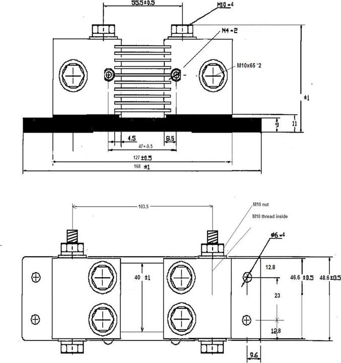 Actual product image Victron Energy Shunt 6000A/50mV without board