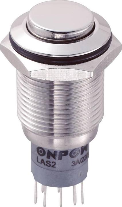 Tru Components 701920 LAS2GQH-22/S/P Vandalismusgeschützter Drucktaster 250 V/AC