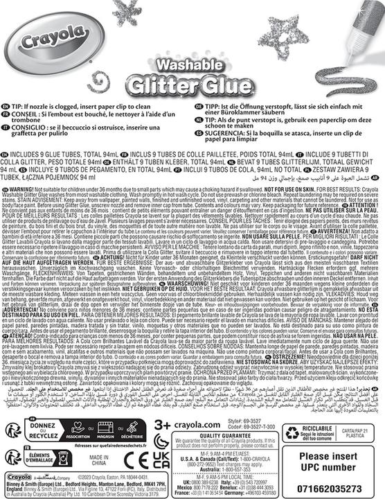 Produktbild Crayola Glitter Glue Tubes (136 g)
