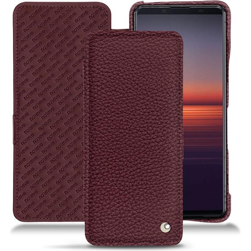 Thumbnail - Noreve Lederschutzhülle horizontal (Sony Xperia 5 II), Smartphone Hülle, Violett
