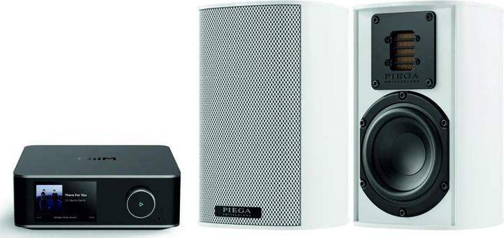 Piega Bundle Ace 30 + WiiM Amp Ultra (Weiss/Space Grey) (Set, 150 W)