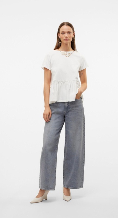 Actual product image Vero Moda VMELINA Super High Rise Weiter Beinschnitt Jeans Weit geschnitten (W30/L32)