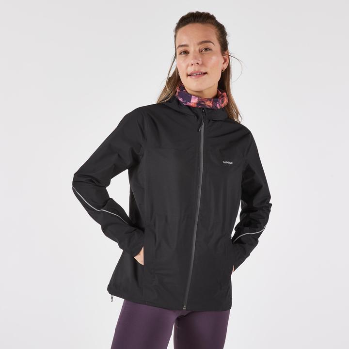 Produktbild Kiprun Laufjacke Trailrunning Damen wasserdicht atmungsaktiv - Run 500 schwarz (XS)