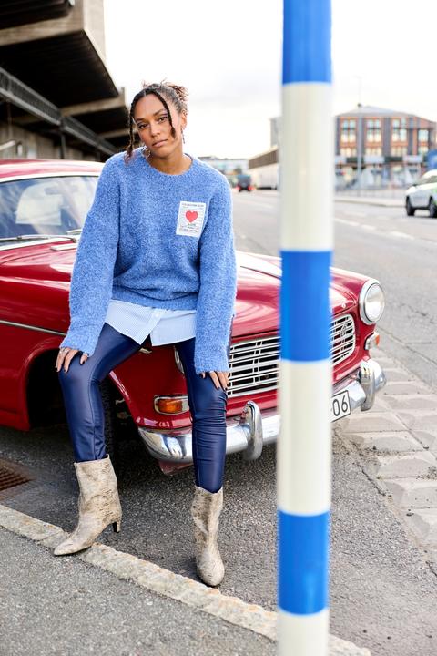Produktbild Studio Untold Pullover, oversized, Patch, Langarm (58)