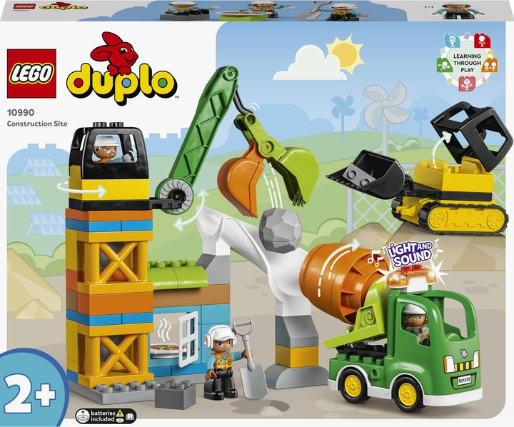 Image du produit LEGO Chantier avec véhicules de construction (10990)