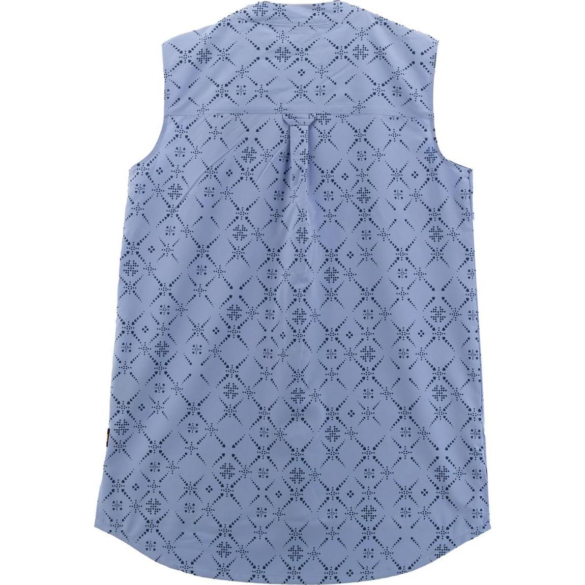 Thumbnail - Jack Wolfskin, Damen, Shirt, Sonora Maori Shirt Bluse ärmellos AOP, Grau, (S)