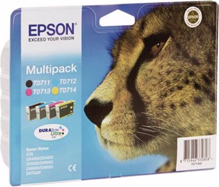 Epson Tintenpatrone T071540 (M, C, Y, BK)