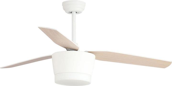 Productafbeelding Nova Luce MONSOON LED ventilator wit 18W warm wit 38-51x132cm 5260261
