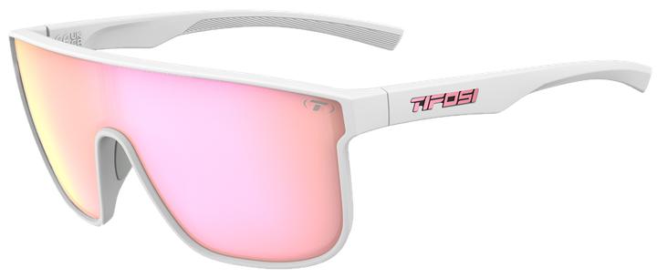 Actual product image Tifosi Sanctum Xl Mattweisse Brille (Mat white, Pink Mirror)