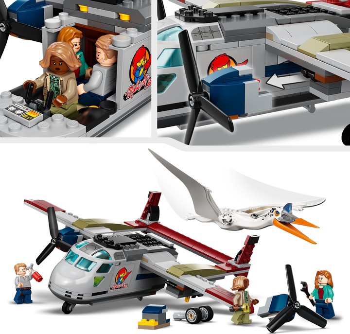 Produktbild LEGO Quetzalcoatlus: Flugzeug-Überfall (76947, LEGO Jurassic World)