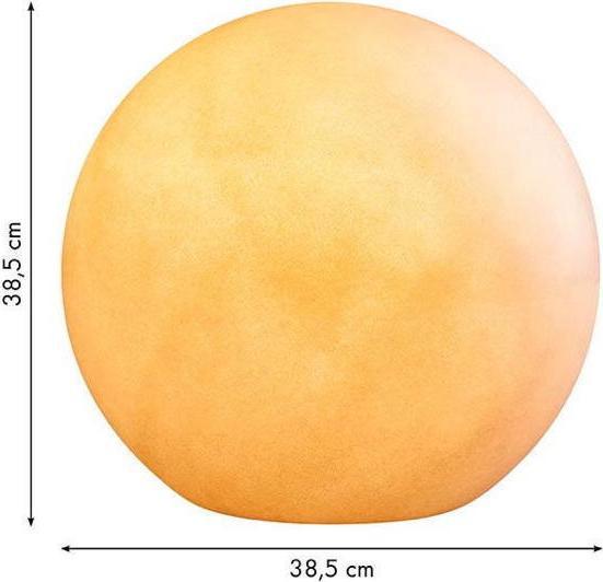 Actual product image 8 seasons design Decoration lamp SOLAR Shining Globe 40 cm, Sand (410 lm, E27, IP44)