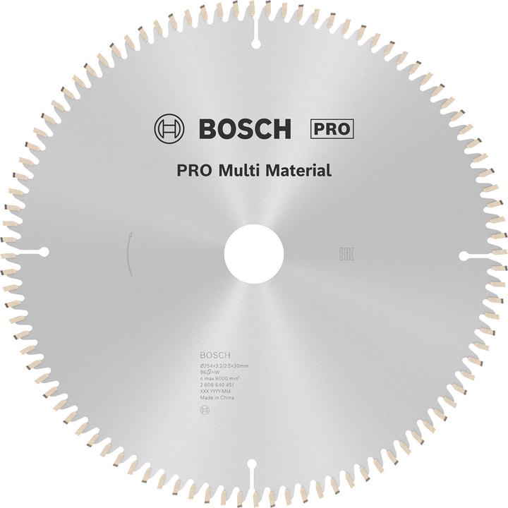 Actual product image Bosch Professional Zubehör PRO Multi Material circular saw blade, 254 x 3.2 x 30 mm