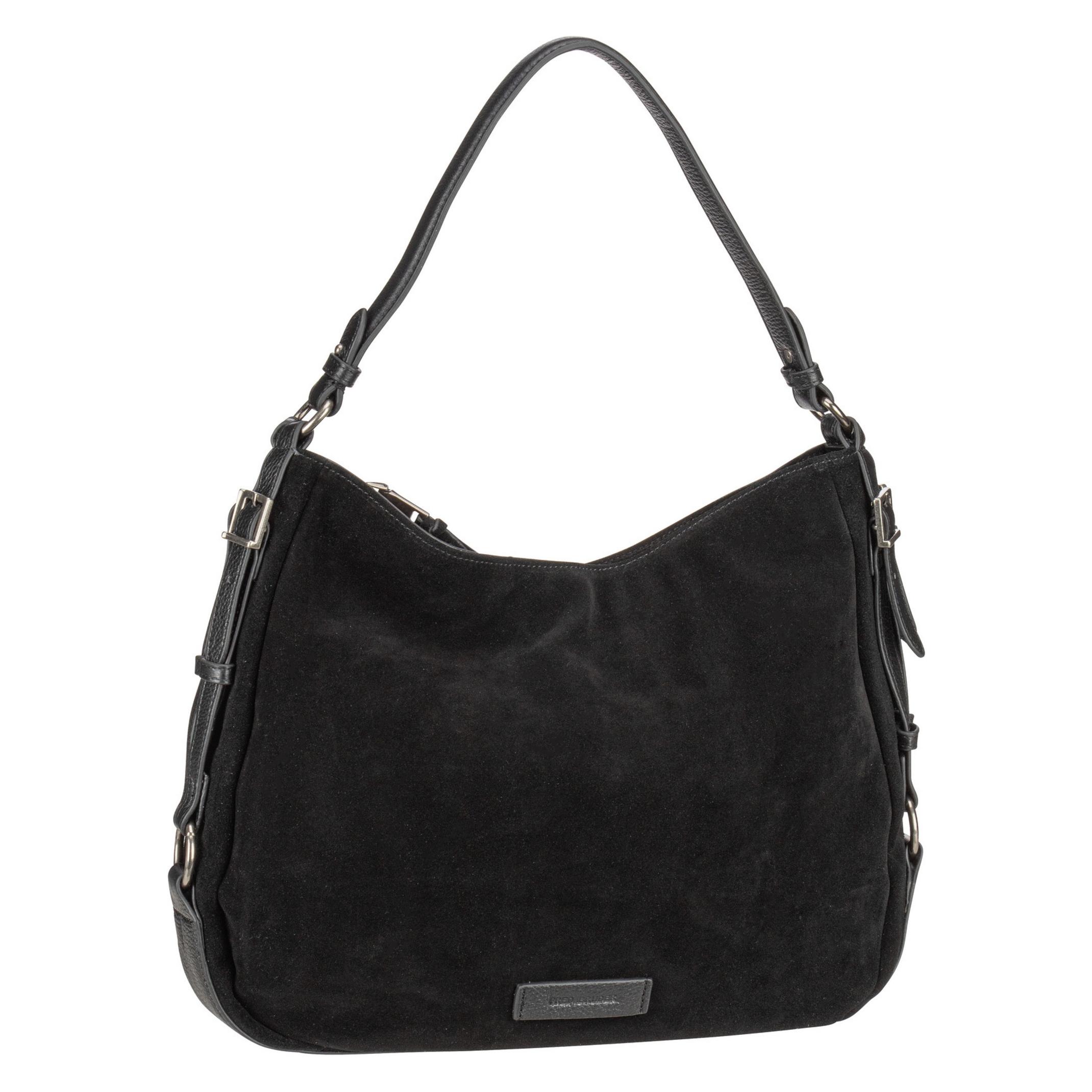 FredsBruder, Damen, Handtasche, Beuteltasche Sylvin Hobo, Schwarz